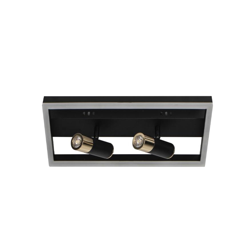Dimbare LED Plafondlamp LED/50W/230V 3000-6500K zwart + afstandsbediening