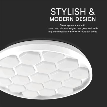 Dimbare LED Plafondlamp LED/60W/230V 3000/4000/6500K + afstandsbediening