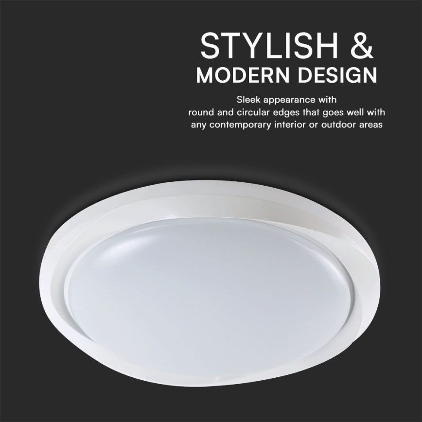 Dimbare LED plafondlamp LED/60W/230V 3000-6500K 49,2 cm wit + afstandsbediening