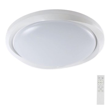 Dimbare LED plafondlamp LED/60W/230V 3000-6500K 49,2 cm wit + afstandsbediening