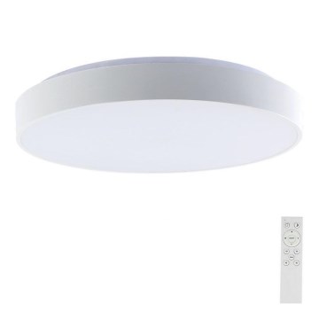 Dimbare LED plafondlamp LED/60W/230V 3000-6500K 49,5 cm wit + afstandsbediening
