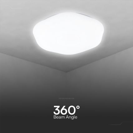 Dimbare LED plafondlamp LED/60W/230V 3000-6500K 50 cm wit + afstandsbediening
