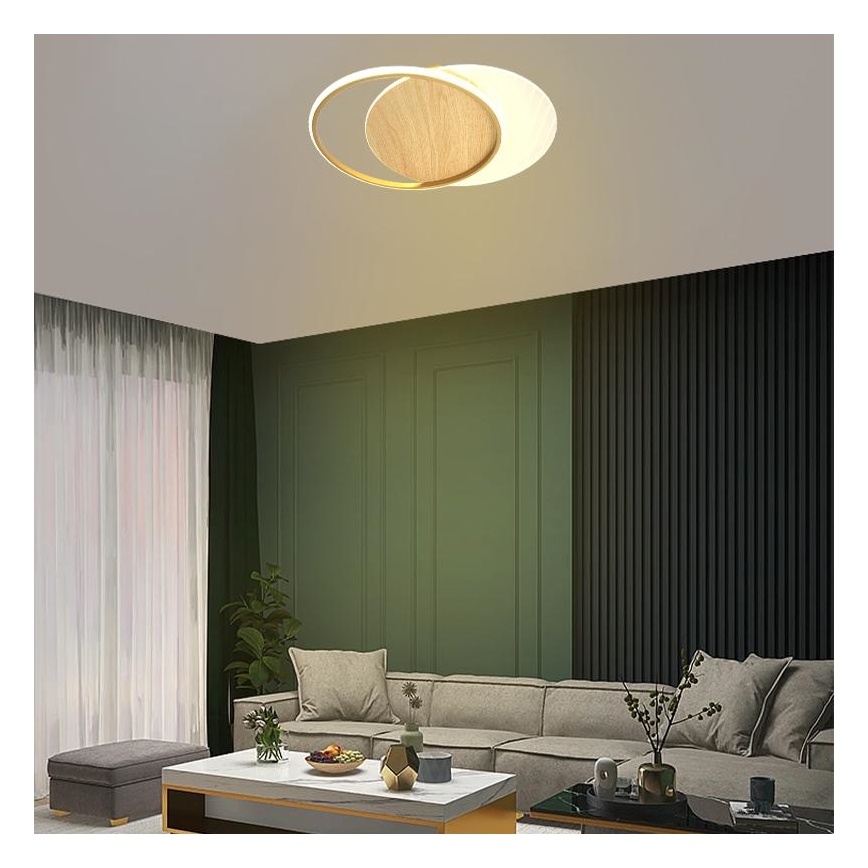 Dimbare LED plafondlamp LED/60W/230V 3000-6500K + afstandsbediening