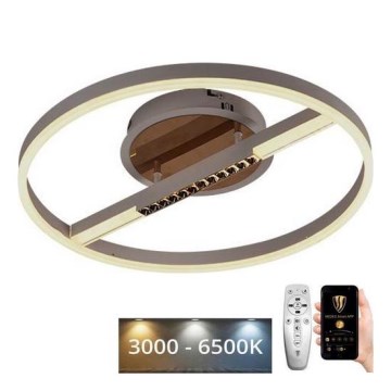 Dimbare LED Plafondlamp LED/60W/230V 3000-6500K + afstandsbediening