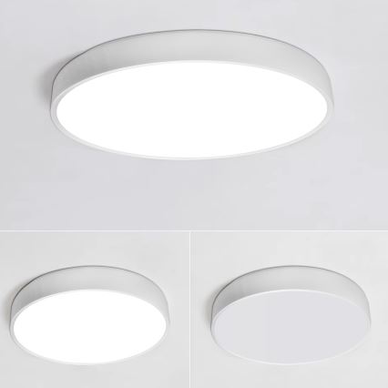 Dimbare LED Plafondlamp LED/60W/230V 3000-6500K diameter 60 cm wit + afstandsbediening