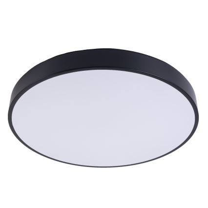 Dimbare LED Plafondlamp LED/60W/230V 3000-6500K diameter 60 cm zwart + afstandsbediening