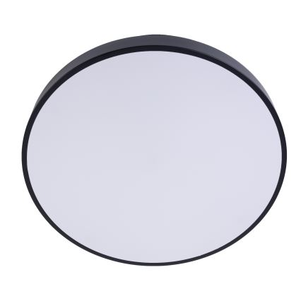 Dimbare LED Plafondlamp LED/60W/230V 3000-6500K diameter 60 cm zwart + afstandsbediening
