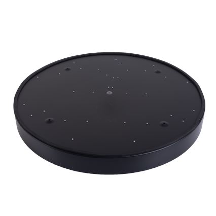 Dimbare LED Plafondlamp LED/60W/230V 3000-6500K diameter 60 cm zwart + afstandsbediening