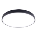 Dimbare LED Plafondlamp LED/60W/230V 3000-6500K diameter 60 cm zwart + afstandsbediening