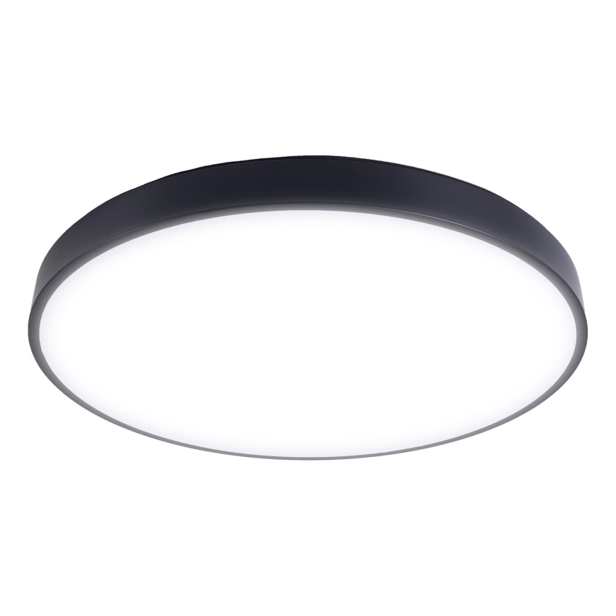 Dimbare LED Plafondlamp LED/60W/230V 3000-6500K diameter 60 cm zwart + afstandsbediening