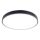 Dimbare LED Plafondlamp LED/60W/230V 3000-6500K diameter 60 cm zwart + afstandsbediening