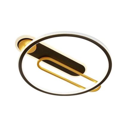 Dimbare LED Plafondlamp LED/60W/230V 3000-6500K zwart + afstandsbediening