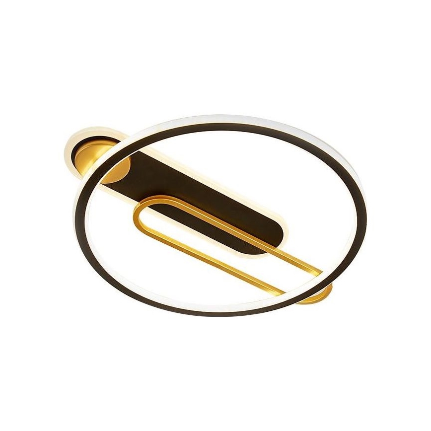 Dimbare LED Plafondlamp LED/60W/230V 3000-6500K zwart + afstandsbediening
