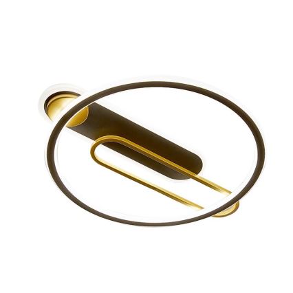 Dimbare LED Plafondlamp LED/60W/230V 3000-6500K zwart + afstandsbediening
