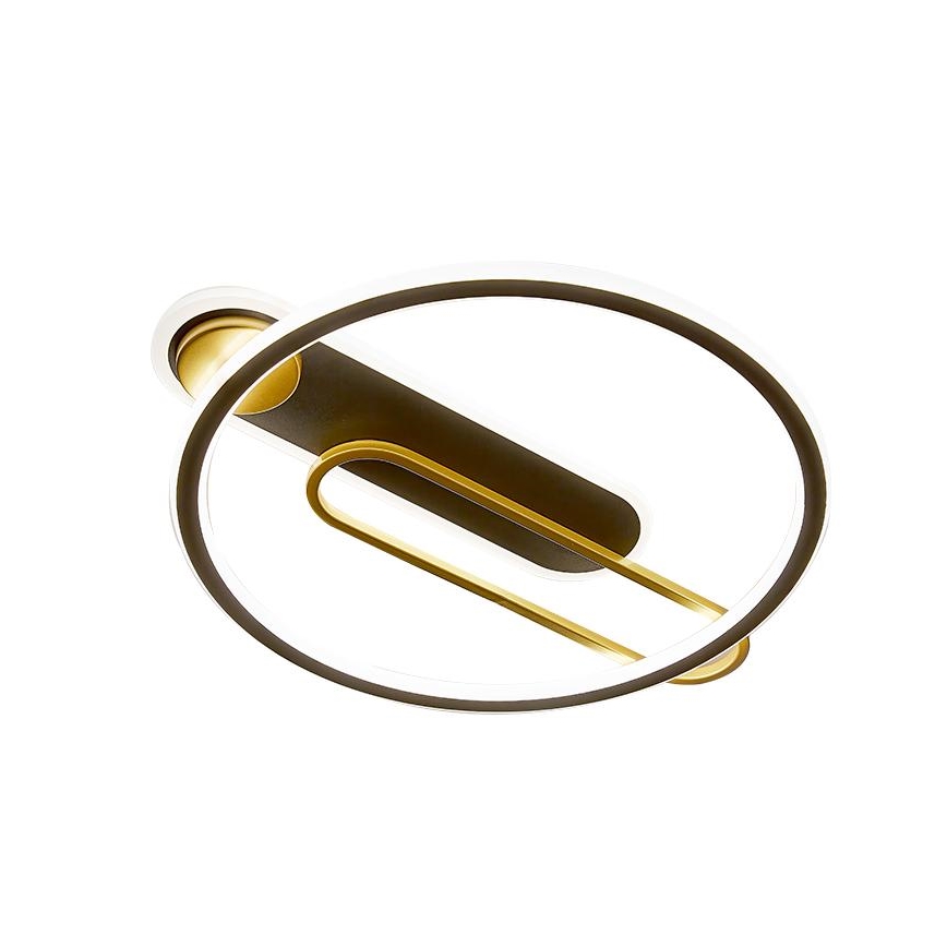 Dimbare LED Plafondlamp LED/60W/230V 3000-6500K zwart + afstandsbediening