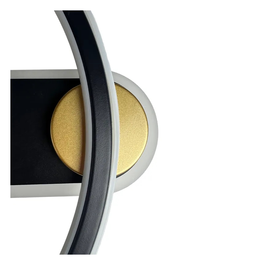 Dimbare LED Plafondlamp LED/60W/230V 3000-6500K zwart + afstandsbediening