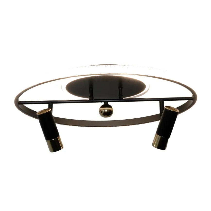 Dimbare LED Plafondlamp LED/60W/230V 3000-6500K zwart + afstandsbediening