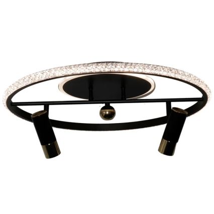 Dimbare LED Plafondlamp LED/60W/230V 3000-6500K zwart + afstandsbediening