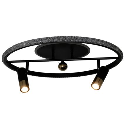 Dimbare LED Plafondlamp LED/60W/230V 3000-6500K zwart + afstandsbediening