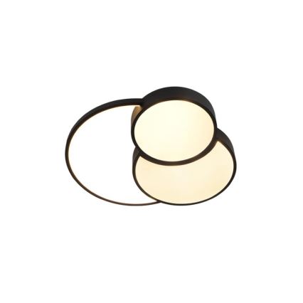 Dimbare LED plafondlamp LED/60W/230V 3000-6500K zwart + afstandsbediening