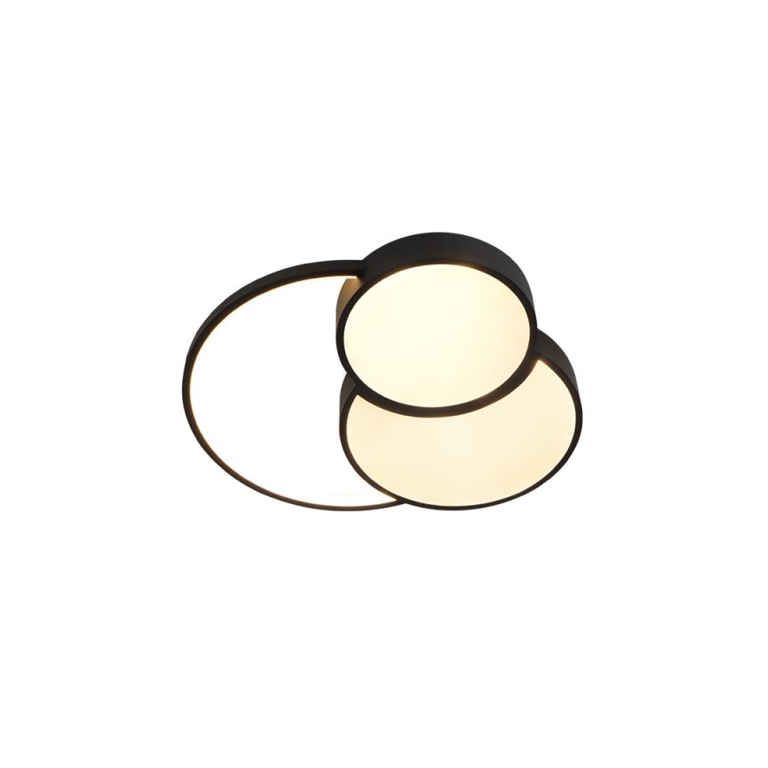 Dimbare LED plafondlamp LED/60W/230V 3000-6500K zwart + afstandsbediening