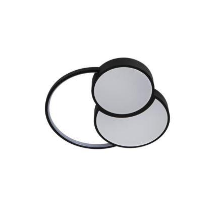 Dimbare LED plafondlamp LED/60W/230V 3000-6500K zwart + afstandsbediening