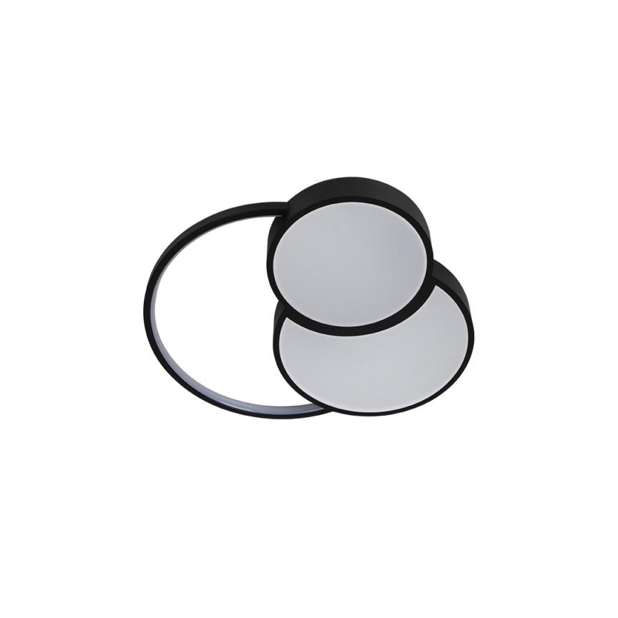 Dimbare LED plafondlamp LED/60W/230V 3000-6500K zwart + afstandsbediening