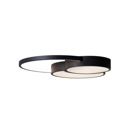 Dimbare LED plafondlamp LED/60W/230V 3000-6500K zwart + afstandsbediening