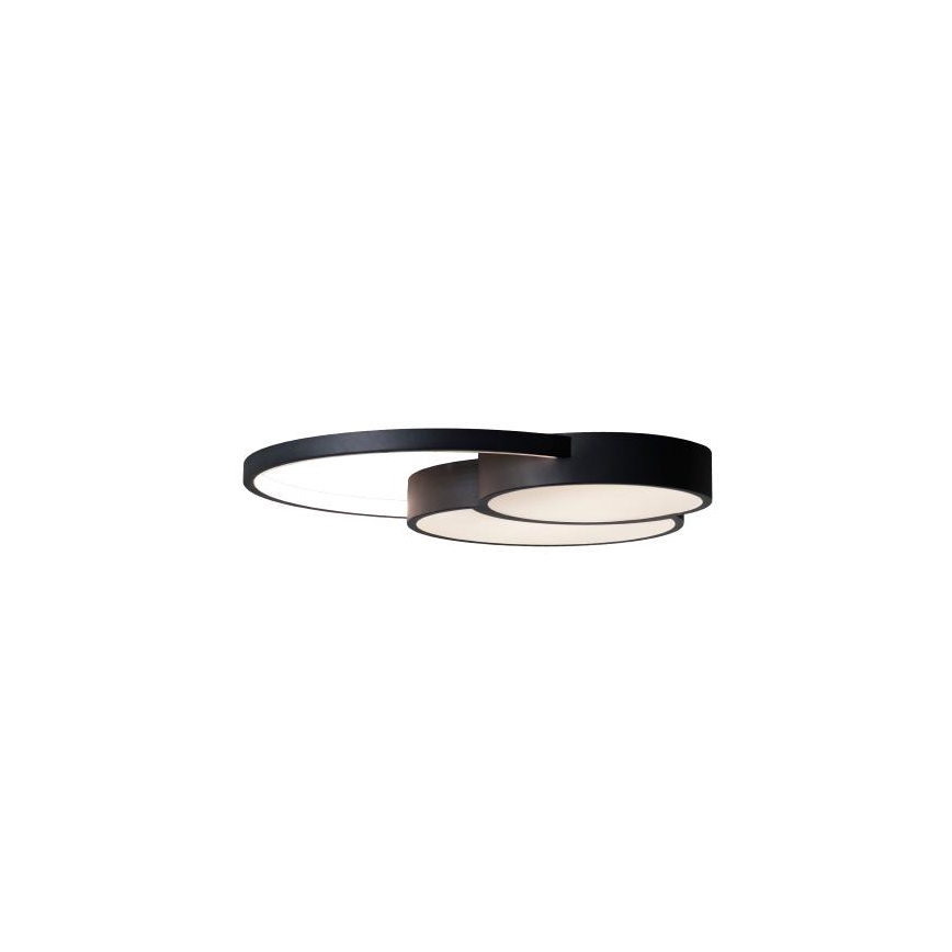 Dimbare LED plafondlamp LED/60W/230V 3000-6500K zwart + afstandsbediening