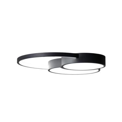 Dimbare LED plafondlamp LED/60W/230V 3000-6500K zwart + afstandsbediening