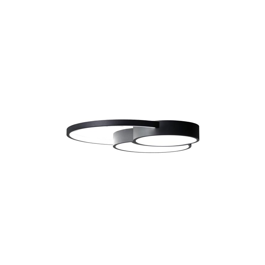 Dimbare LED plafondlamp LED/60W/230V 3000-6500K zwart + afstandsbediening