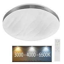Dimbare LED Plafondlamp LED/60W/230V 3000K/4000K/6500K + afstandsbediening