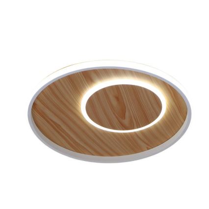 Dimbare LED Plafondlamp LED/65W/230V 3000-6500K bruin + afstandsbediening