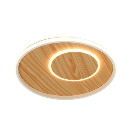 Dimbare LED Plafondlamp LED/65W/230V 3000-6500K bruin + afstandsbediening