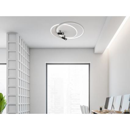 Dimbare LED Plafondlamp LED/65W/230V 3000-6500K wit + afstandsbediening