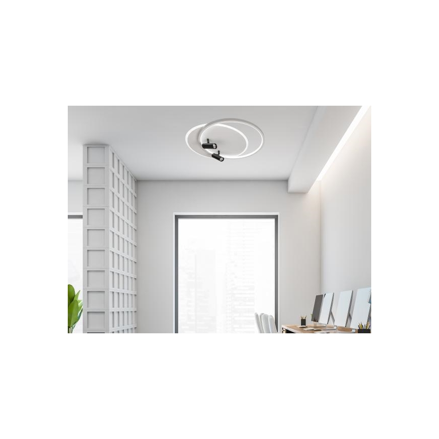 Dimbare LED Plafondlamp LED/65W/230V 3000-6500K wit + afstandsbediening