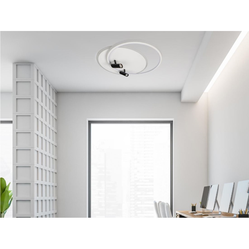 Dimbare LED Plafondlamp LED/65W/230V 3000-6500K wit + afstandsbediening