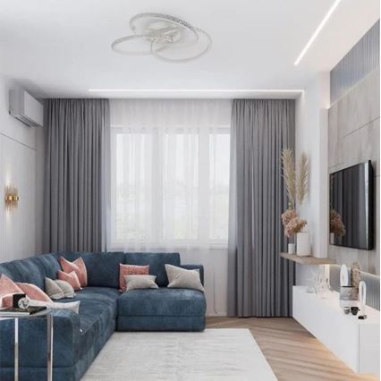 Dimbare LED plafondlamp LED/70W/230V 3000-6500K wit + afstandsbediening