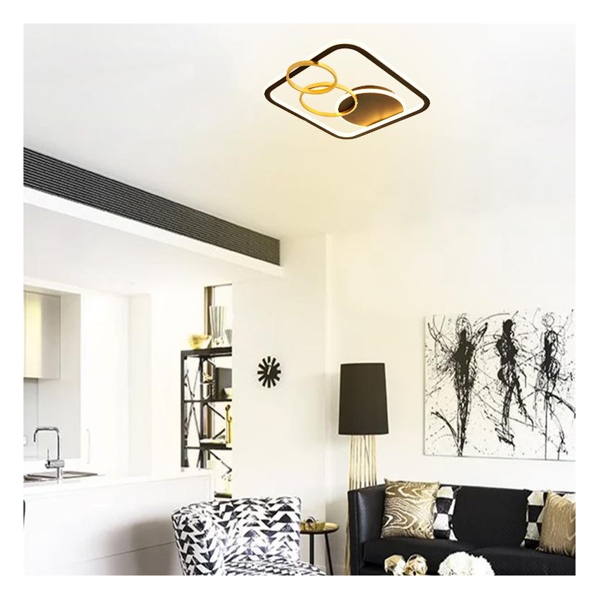 Dimbare LED plafondlamp LED/70W/230V 3000-6500K + afstandsbediening