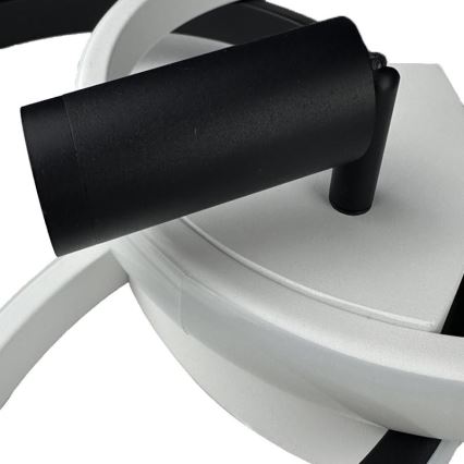 Dimbare LED Plafondlamp LED/70W/230V 3000-6500K wit/zwart + afstandsbediening
