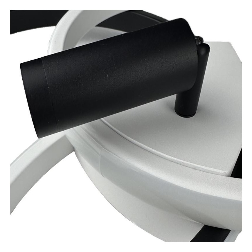 Dimbare LED Plafondlamp LED/70W/230V 3000-6500K wit/zwart + afstandsbediening