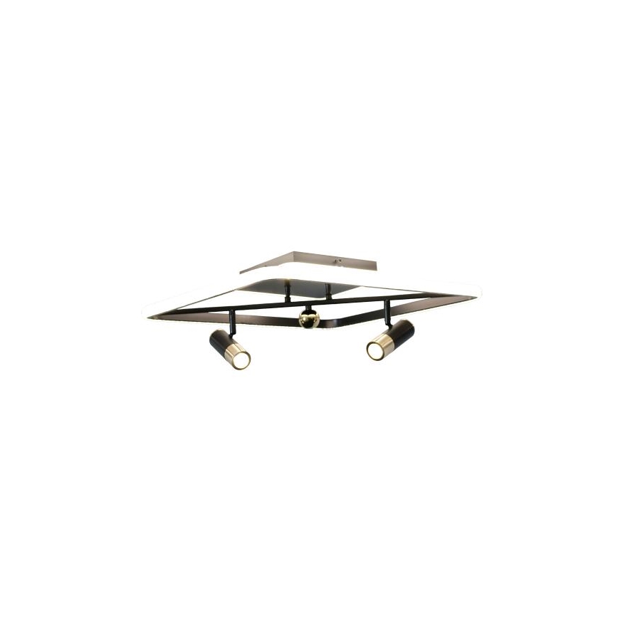 Dimbare LED plafondlamp LED/70W/230V 3000-6500K zwart + afstandsbediening