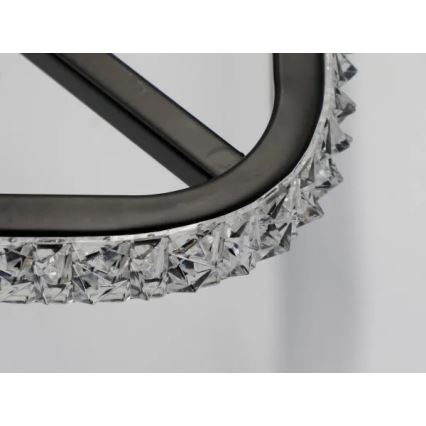 Dimbare LED plafondlamp LED/70W/230V 3000-6500K zwart + afstandsbediening