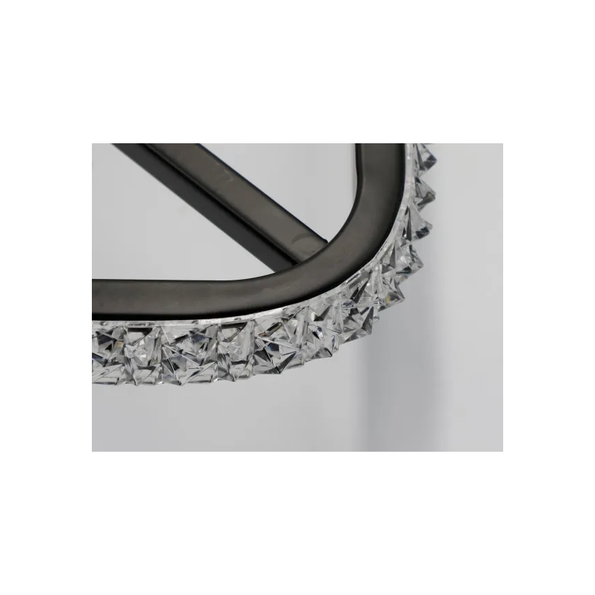 Dimbare LED plafondlamp LED/70W/230V 3000-6500K zwart + afstandsbediening