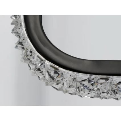 Dimbare LED plafondlamp LED/70W/230V 3000-6500K zwart + afstandsbediening