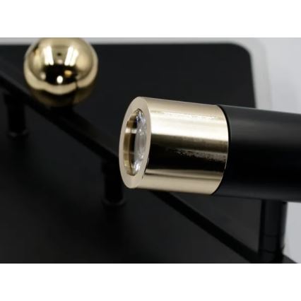 Dimbare LED plafondlamp LED/70W/230V 3000-6500K zwart + afstandsbediening