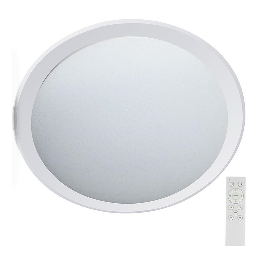 Dimbare LED plafondlamp LED/72W/230V 3000-6500K diameter 67 cm wit + afstandsbediening