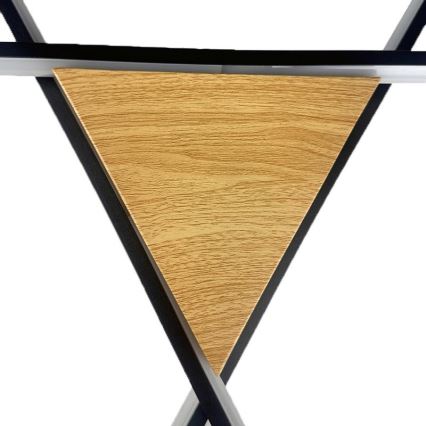 Dimbare LED Plafondlamp LED/75W/230V 3000-6500K bruin/zwart + afstandsbediening