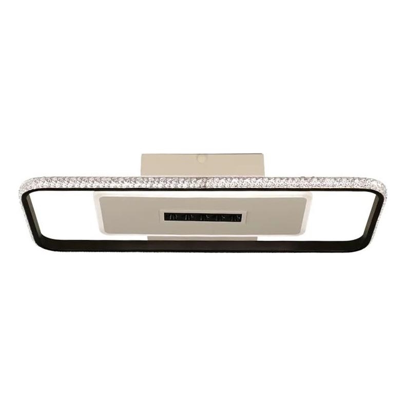 Dimbare LED Plafondlamp LED/75W/230V 3000-6500K wit/zwart + afstandsbediening