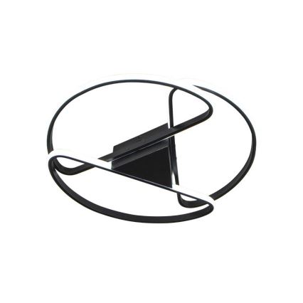 Dimbare LED Plafondlamp LED/75W/230V 3000-6500K zwart + afstandsbediening